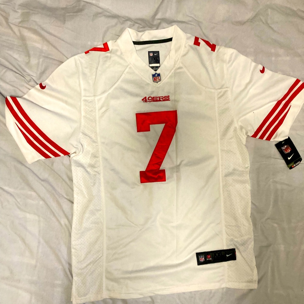Embroider, Colin Kaepernick San Francisco 49ers  Away Nike NFL Jersey